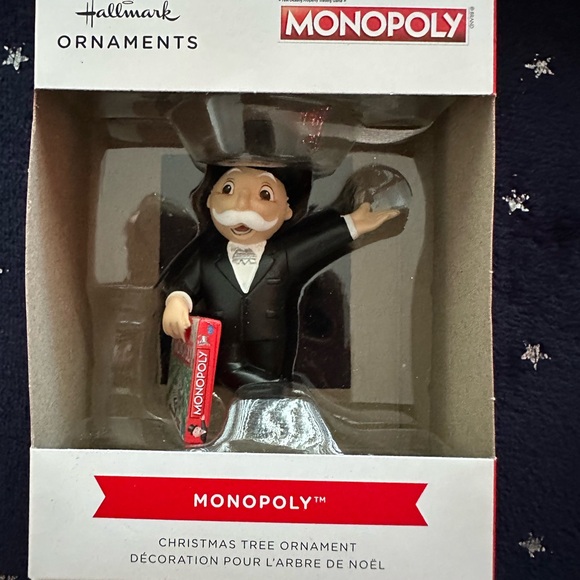 Hallmark Hasbro Rich Uncle Pennybags Monopoly Game Christmas Ornament - Picture 6 of 7